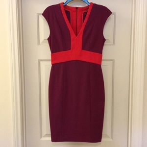 Narisco Rodriguez Color Block Dress XS